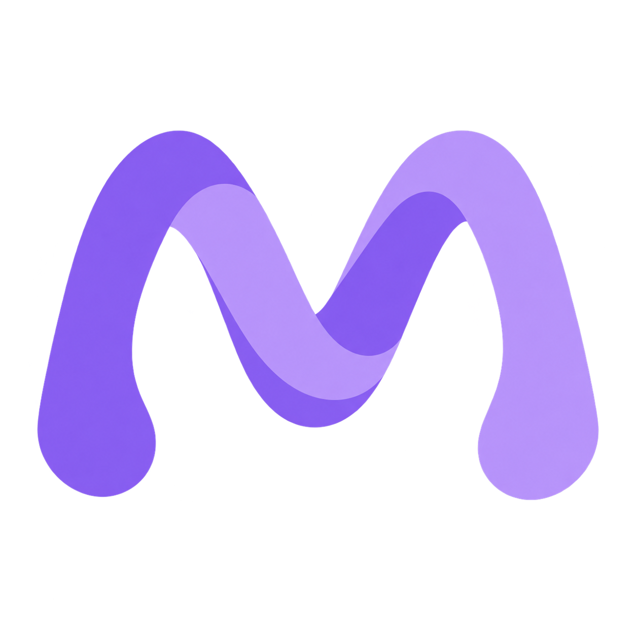 Manim Studio 紫色数学曲线图标